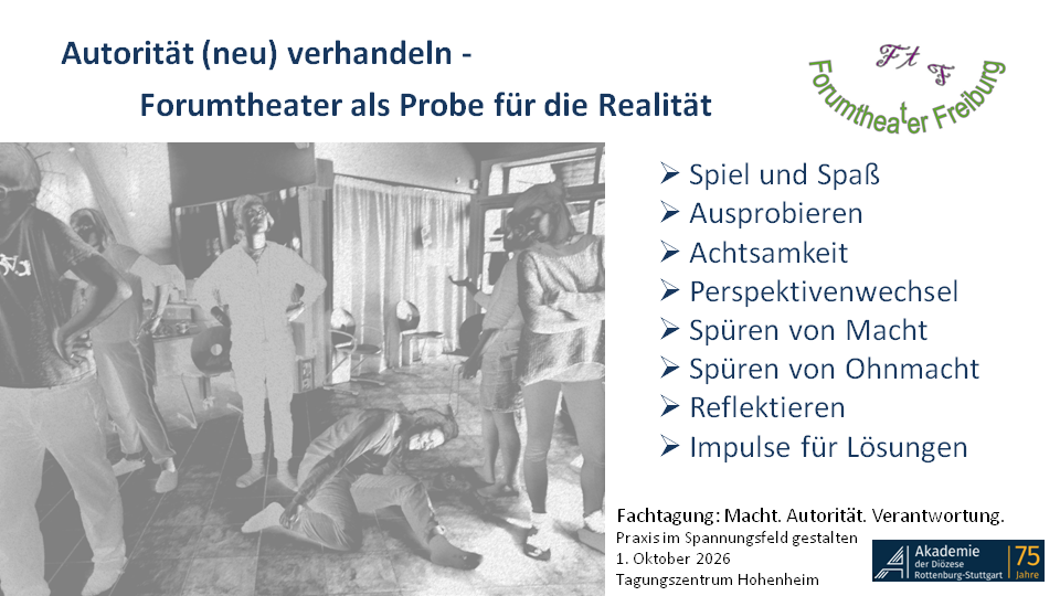 Statuentheater als Hinleitung zum Forumtheater.